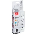 thumbnail image 4 of Globe Electric Watt Designer Series 6-ft 3-Outlet USB Surge Protector Power Strip, 4 of 9