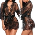 thumbnail image 2 of Pijama erótico de encaje para mujer, ropa de dormir Sexy, picardías erótico, vestido transparente, lencería caliente, 2023, 2 of 5