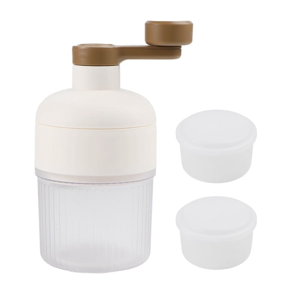 Shaved Ice Machine Manual Portable Ice Crusher Machine With Ice Tray