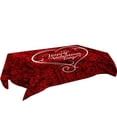 thumbnail image 2 of Up to 65% Off SMihono Valentine's Day Table Cloth Rectangular Tea Table Cover Dining Home Decor, 2 of 5