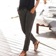 thumbnail image 7 of Women's Pants Fashion Casual Pants For Women High Waist Printing Easy Trousers Long Boho Beach Pockets, 7 of 7