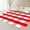 JH0037 Flannel-3, variant on Ins Modern Plaid Living Room r Carpet Red Geometric Lounge Sofa Side Carpet Soft Washable Rugs for Bedroom Light Luxury Mat