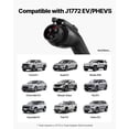 thumbnail image 3 of VEVOR Level 2 EV Charger Portable Charger 32A 240V NEMA 14-50P with 25 ft Cable, 3 of 9