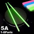 thumbnail image 3 of Venoro 5A Drum Sticks Glow in The Dark Stage Music Band Performance Drumstick, 3 of 8