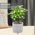 thumbnail image 2 of SHISUYAN 1Pc Plant Pot Simple Cement Flower Container Creative Planter (Light Grey), 2 of 9