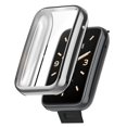 thumbnail image 1 of Funda de vidrio templado con marco de TPU galvanizado Compatible con Xiaomi Band7 Pro Smartwatch fundas protectoras a prueba de golpes, 1 of 8