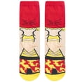 thumbnail image 3 of Odd Sox WWE Wrestler Hulk Hogan Crew Knit Unisex One Size (6-13) Socks, 3 of 3