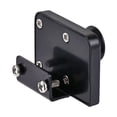 thumbnail image 4 of Uxcell Display Double Door Glass Lock for 5-8mm Glass Zinc Alloy Black Finish, 4 of 5