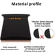 thumbnail image 4 of Protector de patas de silla Estrela, 16 piezas de silicona gruesa con almohadillas de fieltro, protector de patas de silla redondo/cuadrado para patas de silla y mesa (pequeño, negro), 4 of 5