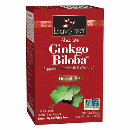 Bravo Teas and Herbs - Tea - Absolute Ginko Biloba - 20 Bag