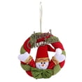 thumbnail image 2 of Adornos colgantes de muñeco de nieve para puerta, coronas navideñas, decoraciones para la placa de la puerta, decoración del hogar, regalo, 2 of 6