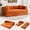 Corduroy|Orange, variant on Danolapsi 79" Convertible Sofa Bed, 5-in-1 Folding Sleeper Sofa with Fixed Frame & Removable Armrests, Corduroy Modular Futon Couch for Small Space, No Assembly, Includes Pillows