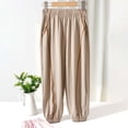 thumbnail image 3 of Sweatpants for Boys Baggy High Waist Elastic Jogger with Pockets Solid Pants Active Kids Spring Fall Pants 12-13 Years, 3 of 4