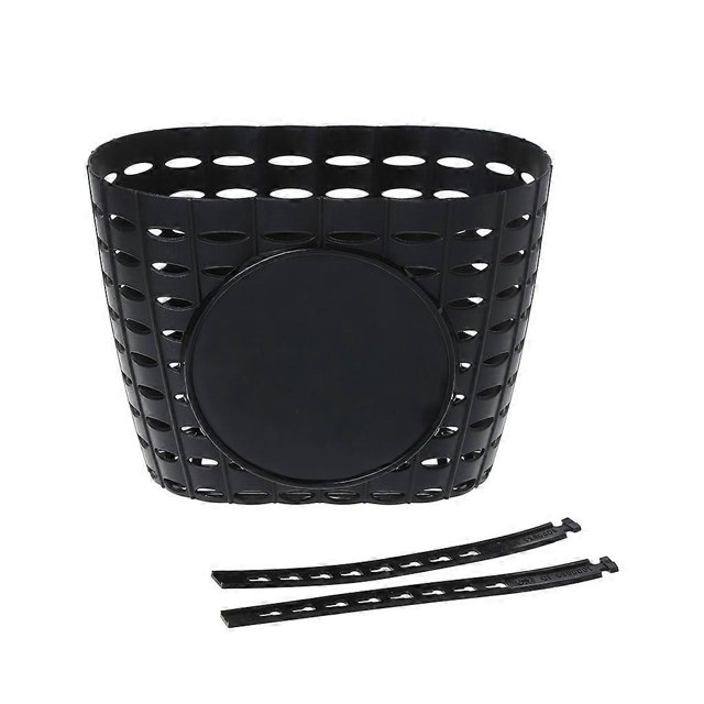 Cesta de bicicleta hueca para niños, bicicleta, triciclo, scooter, almacenamiento, manillar delantero, placa