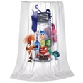 thumbnail image 6 of Lsque inside out 2 Pattern Fuzzy Fleece Throw Blanket Extra Large,Super Soft,Fluffy and Warm Blankets for Couch,Bed,All Season Use (40"x30"), 6 of 7