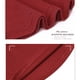 thumbnail image 5 of Qarigey Mujer Camiseta Hombro frío Cuello en V Manga larga Prendas para la parte del cuerpo Vino rojo 4XL, 5 of 8