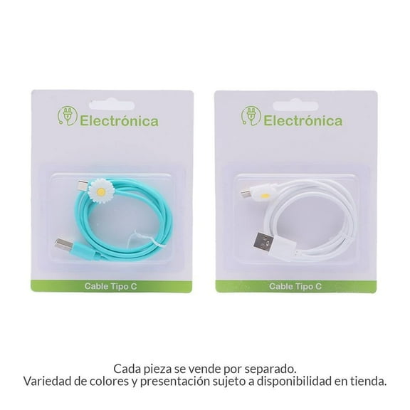 Cable Prichos Tipo C 1 Metro Blanco