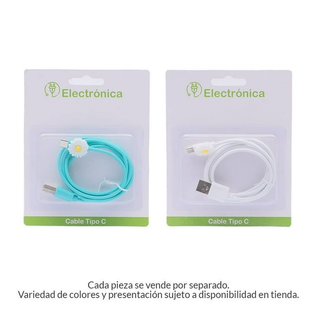 Cable Prichos Tipo C 1 Metro Blanco