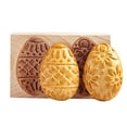 thumbnail image 3 of TERGAYEE Wooden Cookie Molds for Baking,Easter Days Eggs Carved Wooden Cookie Molds,3D Wooden Cookie Cutter Baking Mold for Kitchen DIY and Family Gatherings, 3 of 9