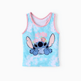 thumbnail image 5 of Disney Stitch Girls Swimsuit Sleeveless Tankini Top and Short Bottom Two-Piece Bathing Suit Beach Bikini for Kids Size 3-13, 5 of 9