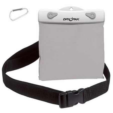 Dry Pak Belt - DRY PAK Belt Pack, Nylon, 6 x 5 x 3/4, White/Gray