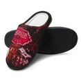 thumbnail image 4 of Mens Cozy Slippers Hazbin Hotel Warm Soft Plush Slipper Slip-on House Shoes for Home Indoor Outdoor, 4 of 7