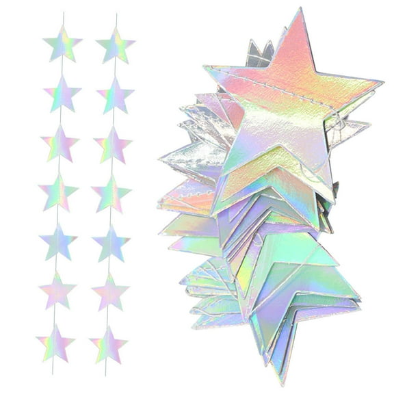 LABSERRON Garland 3 Strings Colorful Banner For Birthday Celebrations And Party Organizers