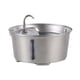 thumbnail image 2 of Fuente de agua para gatos Salvador dispensador de agua de acero inoxidable 2,6 l con grifo, 2 of 10