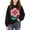 Black, variant on Spazoro Girls Graphic Hoodie, Relaxed Fit Kangaroo Pocket Pullover Long Sleeve Cute Print Fall Casual Sweatshirt for Kids Black Size 3-4T