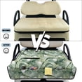 thumbnail image 5 of Xoenoiee Golf Palm Leaves Print Golf Cart Seat Covers, Universal Golf Cart Seat Towel Blanket with 4 Front Pockets & Nonskid Bottom Fits for Club Car 2 Person Seats Golf Carts, 5 of 7