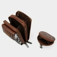 thumbnail image 7 of Wrangler 3Pcs Doctor Bag Sets for Women Top-Handle Satchel Bag with Cell Phone Handbags & Coin Purse, Cow Print-Brown, 7 of 7