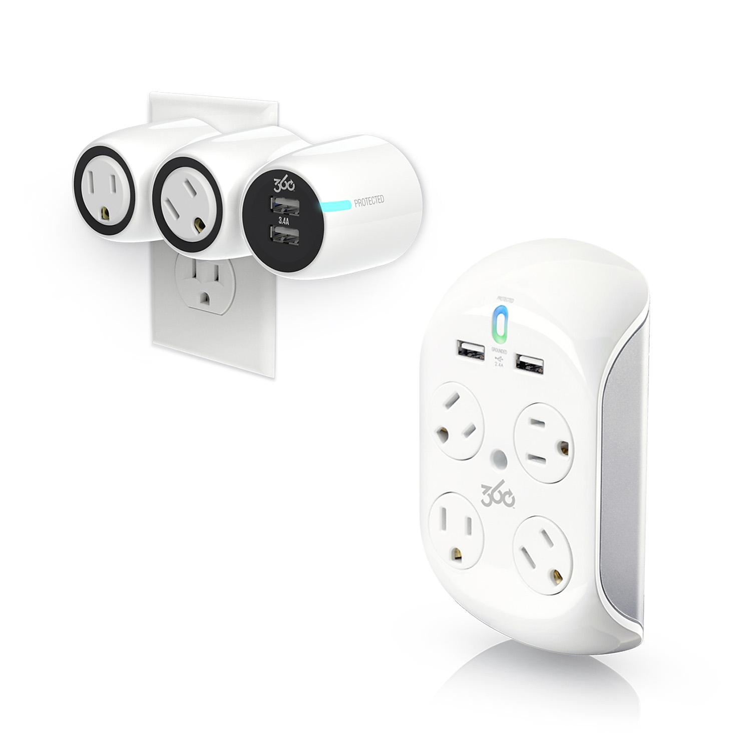 4 outlet in wall surge protector