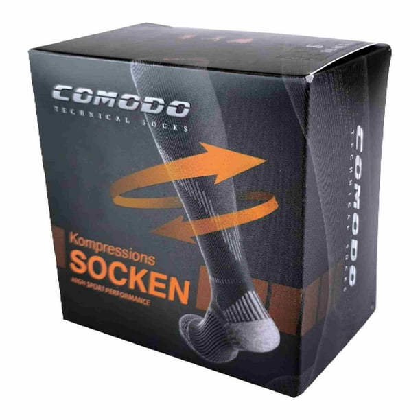 Comodo Trail Compression Running Socks | Long Knee High Sport Socks | Mens & Ladies - Walmart.com