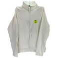 thumbnail image 2 of Prince Women's Full Zip Long Sleeve Tennis Top - White, Large, 2 of 8