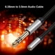thumbnail image 3 of Cable de audio macho de 6,35 mm a hembra de 3,5 mm para auriculares de piano de guitarra (3 m), 3 of 9