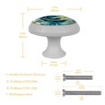 thumbnail image 5 of Frond Round Glow-in-the-Dark Fluorescent Cabinet and Dresser Knobs - 4-Pack, 5 of 6