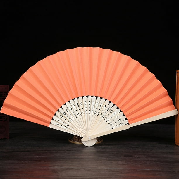 Abanico plegable en blanco de 7 pulgadas, abanico de papel para pintar para niños, abanico de color blanco, materiales creativos hechos a mano para bricolaje en jardín de infantes