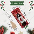 thumbnail image 4 of Bolsas de vino navideñas Putuo Decor reutilizables con forma de muñeco de nieve y Papá Noel, funda para botella de champán para cocina, sala de estar, decoración del hogar, regalo, 4 of 5