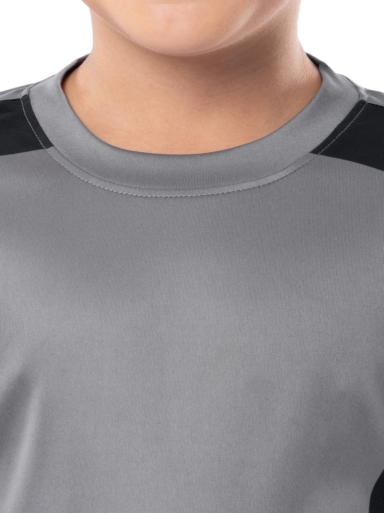 Athletic Works Boy's Short Sleeve Active Sport T-Shirt, Sizes 4-18