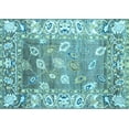 thumbnail image 1 of Ahgly Company Indoor Rectangle Oriental Light Blue Traditional Area Rugs, 4' x 6', 1 of 4