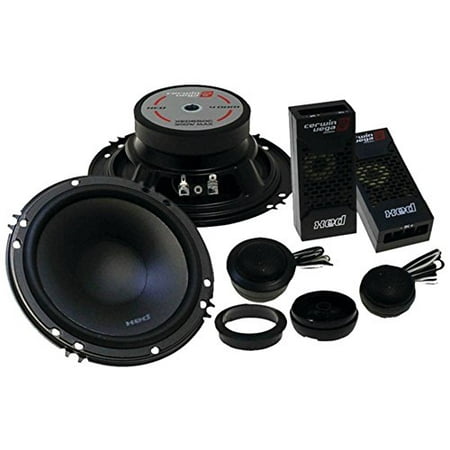 CERWIN-Vega Mobile XED525C XED 5.25 2-Way Component Speakers Car (Best 3 Way Component Car Speakers)