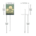 thumbnail image 2 of Eveokoki Weed Are Wonderful Sign With Stake Yard Sign 7x8.8inch Waterproof Lawn Yard Prop Decorations,Outdoor Aluminium Décor Garden Grass Wildflowers Stake Set, 2 of 6