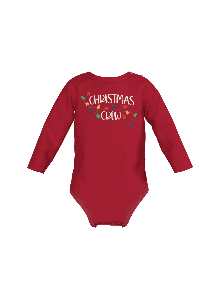 Holiday Time Baby and Toddler Long Sleeve Christmas Bodysuit, Sizes 0/3-9 Months