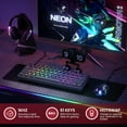 thumbnail image 2 of HK GAMING GK61 60% | Hot Swappable Mechanical Gaming Keyboard | 61 Keys Multi Color RGB LED Backlit for PC / Mac Gamer | ANSI US American Layout ( Black , Mechanical Speed Silver ), 2 of 7