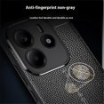 thumbnail image 5 of For Xiaomi Redmi Note 14 4G Case Litchi Texture TPU Flexible Phone Cover, Black, 5 of 5