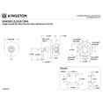thumbnail image 2 of Kingston Brass KS4030HL Metropolitan Single-Handle Six-Way Diverter Valve with Round Trim Kit in Matte Black, 2 of 5