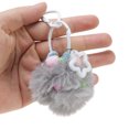 thumbnail image 4 of Unique Bargains 1 Pc Fashion Cute Coal Ball Handbag Charm Bag Accessories Gray, 4 of 5