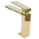 thumbnail image 5 of Grifo de lavabo dorado, grifo de agua fría y caliente de un solo orificio para baño, para lavabo doméstico G1/2, 5 of 5