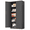 Black, variant on SOLAURA 71"H Metal Garage Storage Cabinet with Locking Doors and Adjustable Shelves for Office, Home, Garage, Warehouse(Black)