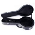 thumbnail image 4 of Glarry Hardshell a-Style Microgroove Pattern Leather Wood Mandolin Case Black, 4 of 4
